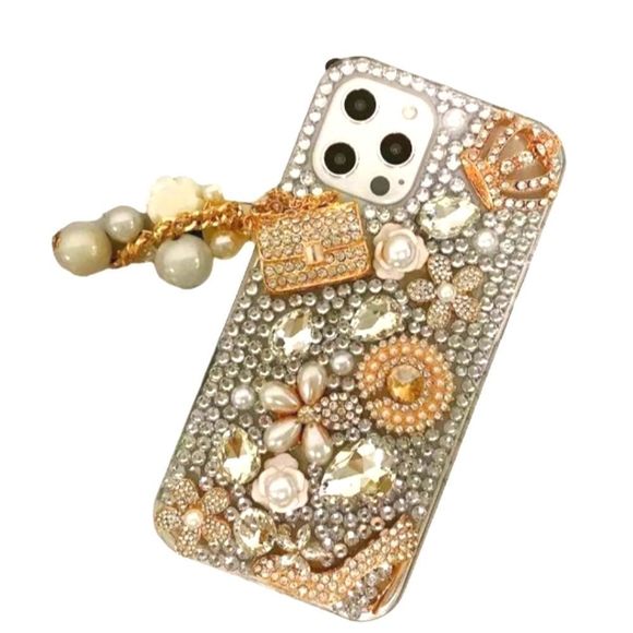 Max-ABC S9+Protective Phone Case Crystal Glitter Bling Shiny Crystal Rhinestone - Picture 1 of 5